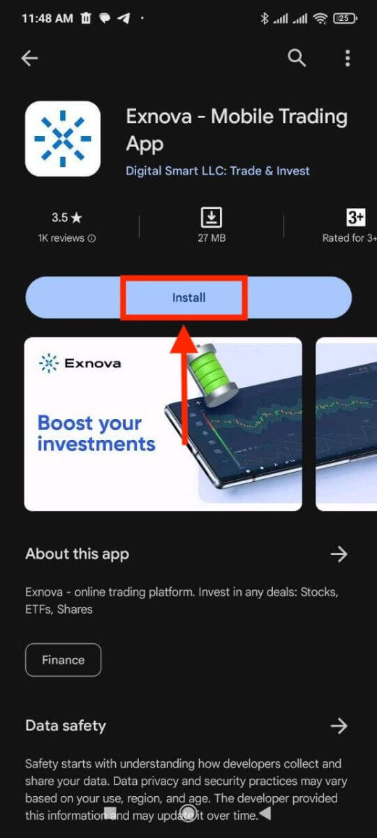 قم بتنزيل وتثبيت تطبيق Exnova Mobile على Android وiOS قم بتنزيل وتثبيت تطبيق Exnova Mobile على Android وiOS