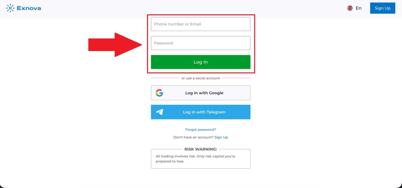 Guia de login Exnova 2026: como fazer login e acessar sua conta com segurança