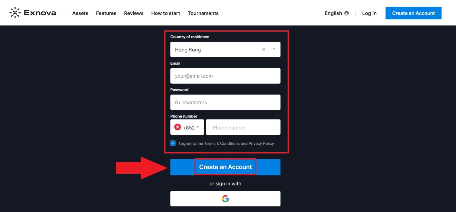 Giya sa Pag-sign-up sa Exnova 2026: Giunsa Paghimo ug Pag-set up nga Dali ang Imong Account