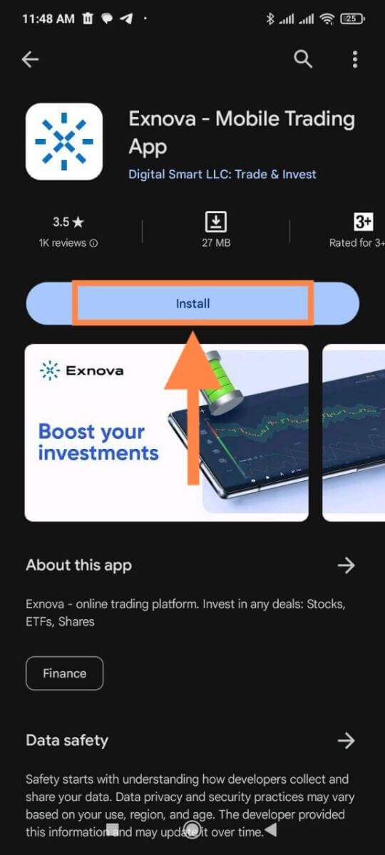 Բացեք դեմո հաշիվ Exnova-ում — Արագ կարգավորում և դեմո առևտուր